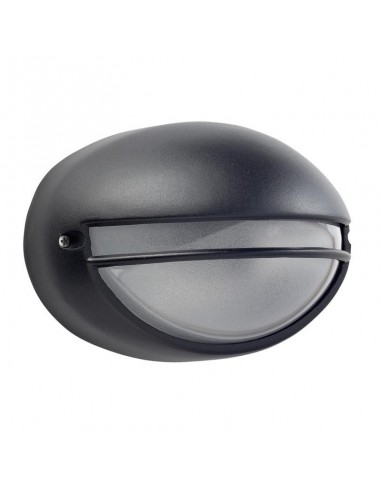 Aplique exterior ZEUS 05-8751-05-M3 LEDS-C4 1xE27 negro 22x15cm IP44, Iluminación Exterior